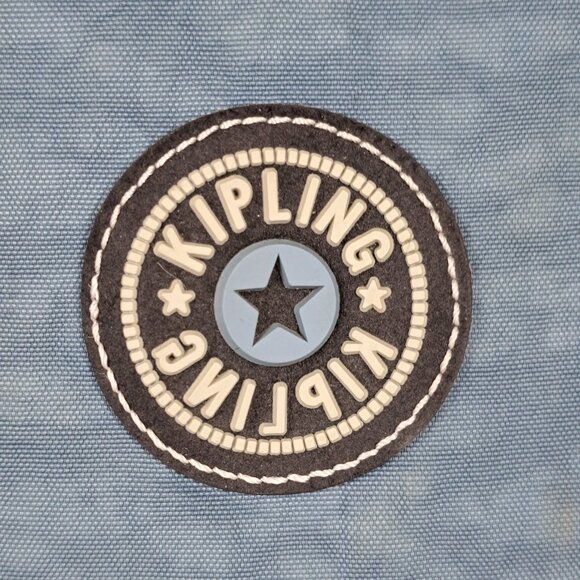 Kipling Rare Vintage Backpack Rucksack Blue bag - Authentic - Gently Used - Picture 3 of 15